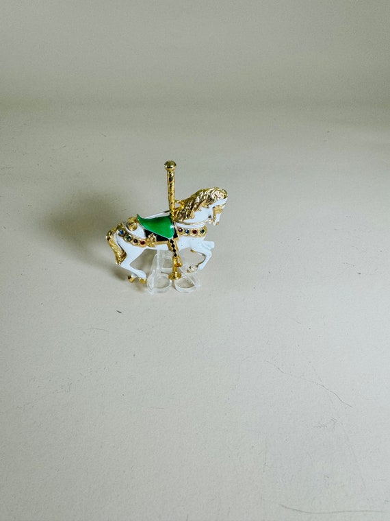 Carousel Horse Brooch