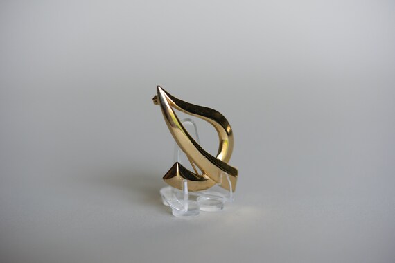 80s M Jent Abstract Modern Style Brooch - image 2