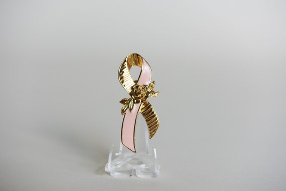 Avon Breast Cancer Pink Enamel Pin - image 1