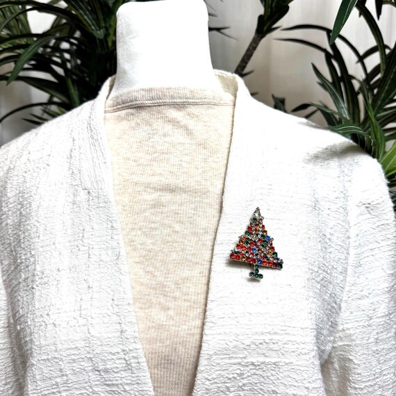 Christmas Tree by OTC with coordinating Snowflake Earrings