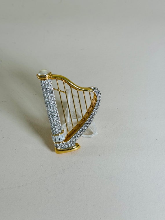 70-80s Swarovski Harp