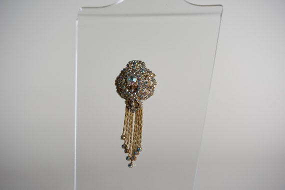 Vintage Stunning Aurora Borealis Brooch - image 3