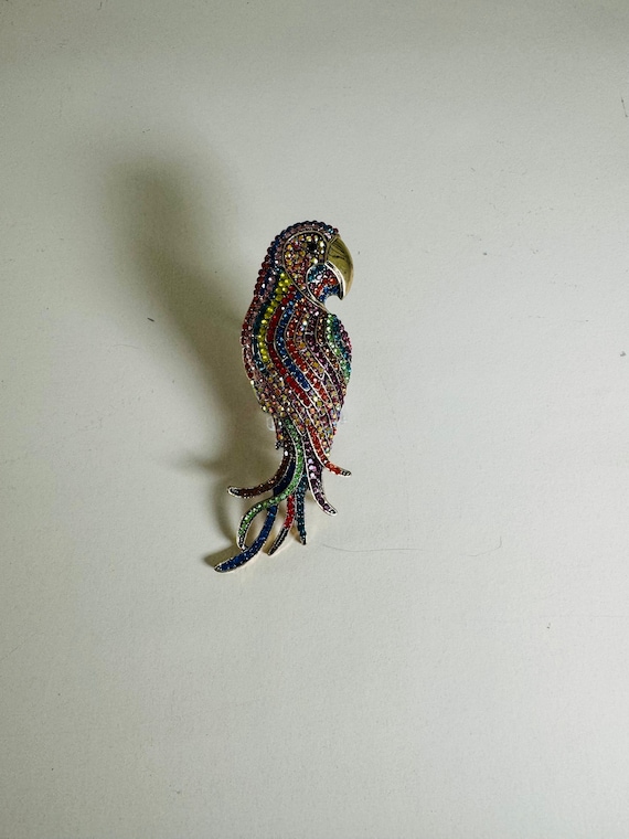 Extra Large Parrot Brooch