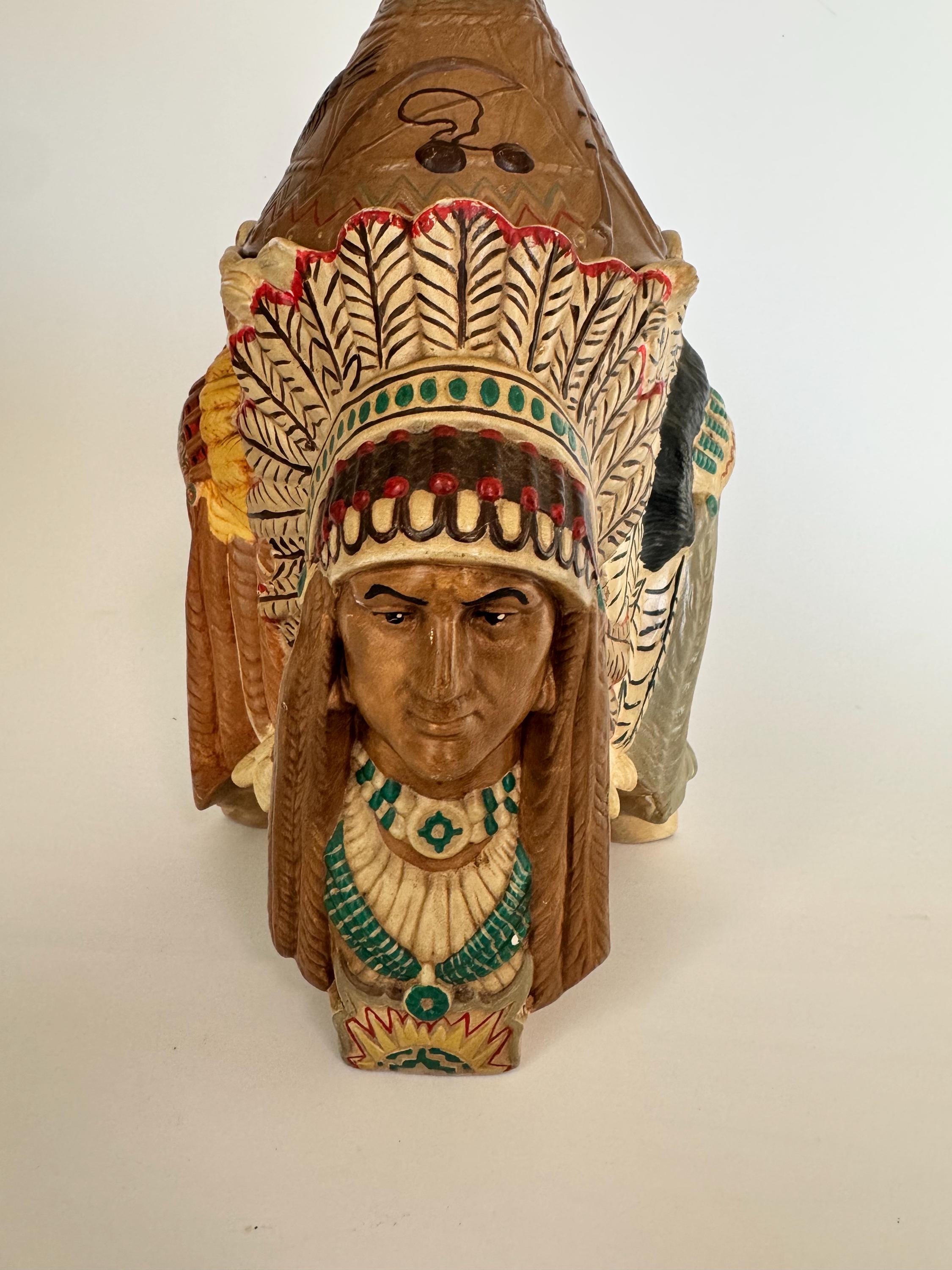 Indian Chief Jar - Etsy