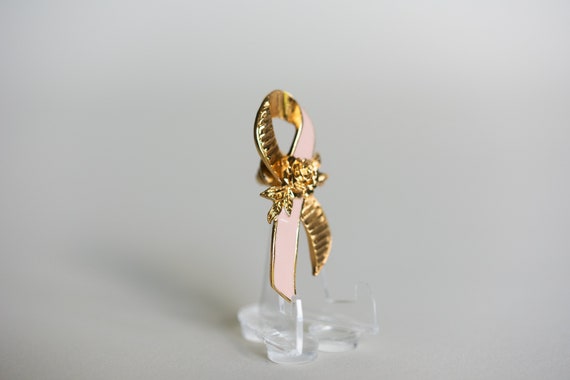 Avon Breast Cancer Pink Enamel Pin - image 4