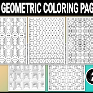 Abstract Coloring Pages: Geometric & Pattern Designs for Adults (PDF Download)