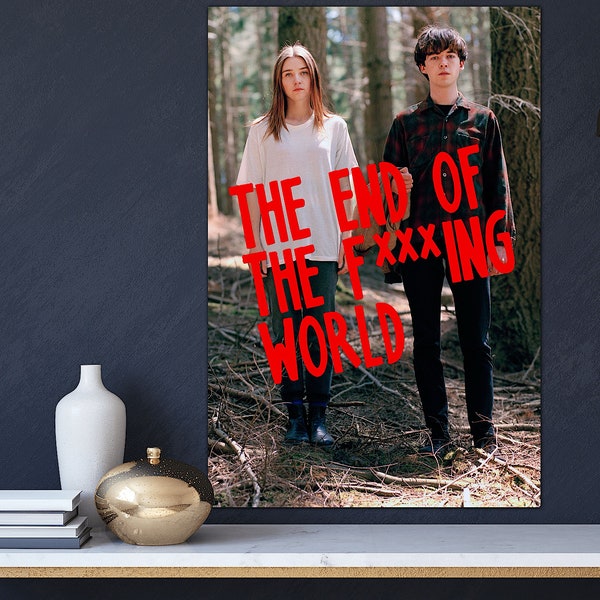 End Of The F**king World Vintage TV Art Print 0002 A4 A3 A2 A1 size