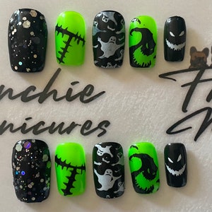 Oogie, Nightmare Christmas Press on Nails