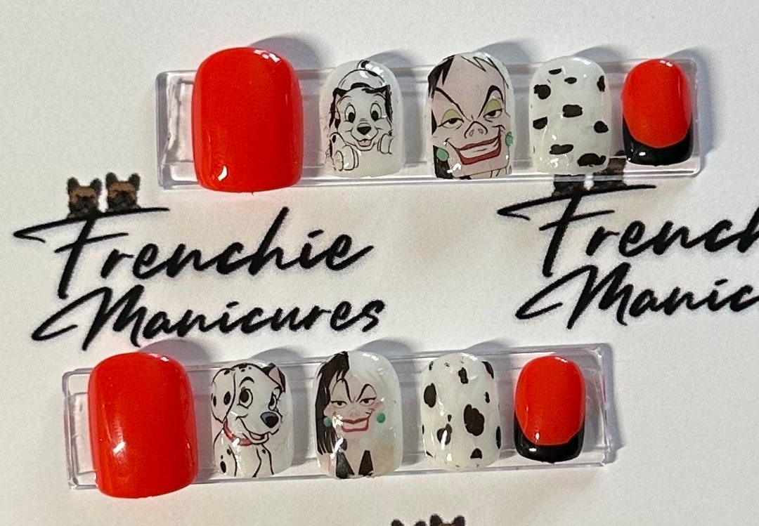 Cruella - Handmade Press-On Nail Set