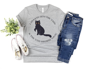 Camisa de gato negro, Amante del gato negro, Regalo de gato negro, The Black Cat Club, Lindo regalo de gato para amante de los gatos