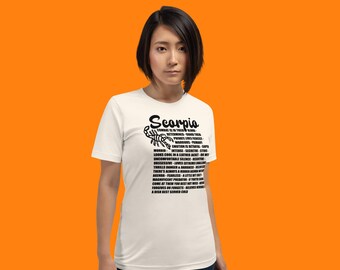Funny Scorpio Zodiac Sign T-Shirt, Astrology Gift