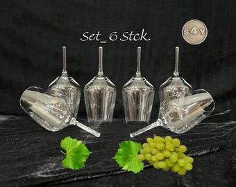 White wine glass without base for plugging in wine glasses for white wine clear crystal TRITAN GLASS ladies gift men's gift wedding or DIY