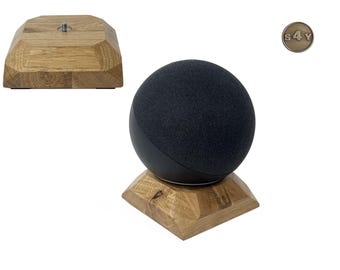 Oak Rustic Stand S-10 for Amazon Echo Dot 4th Generation Smart Speaker Smart WiFi Bluetooth Speaker *6839