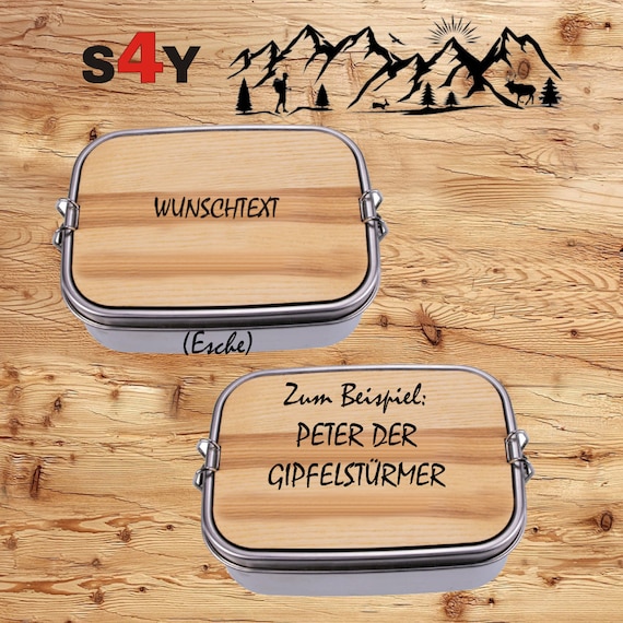 Cadeau Fete Des Pere Spruchreif Qualité Supérieure - 100 % élasthanne - Boîte à Repas En Métal Avec Planche à Petit-déjeuner Gravée - Cadeau Pour La Rentrée Des Classes - Cadeau Pour