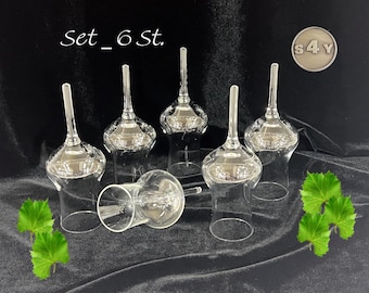 Grappaglas Schnapsglas Likörglas ohne Fuß zum Stecken 95ml Grappa Schnapsgläser Damengeschenk Herrengeschenk für die Lieben