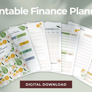 Printable Finance Planner | Budget Planner Bundle | Printable Budget ...