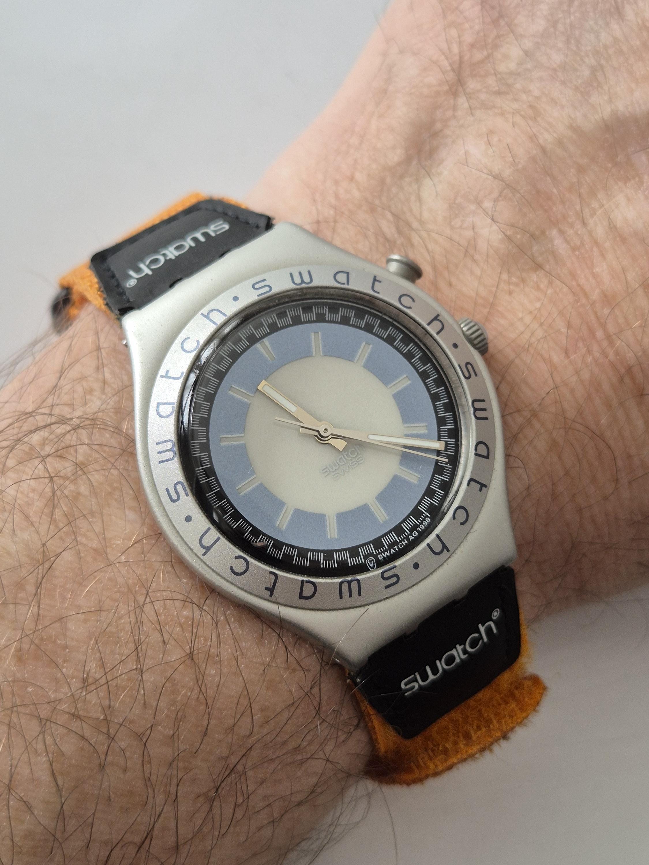 Vintage Swatch Irony ZEBAH YGS9000 – Swiss Made Big Loomi Watch 