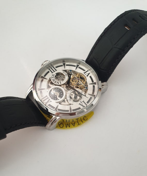 Montre Invicta Automatic 200m Model 2641 - Plongeur Vintage, Bracelet Marron - Occasion