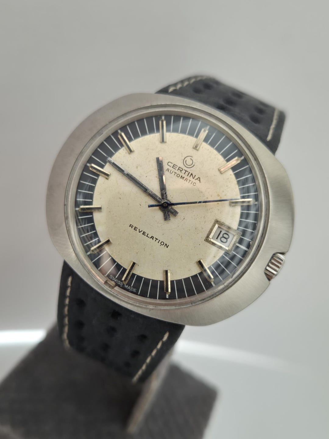 ヴィンテージ CERTINA REVELATION サーチナ 手巻きメンズ腕時計 CERTINA Revelation Automatic Watch, 1960s, Swiss Elegant