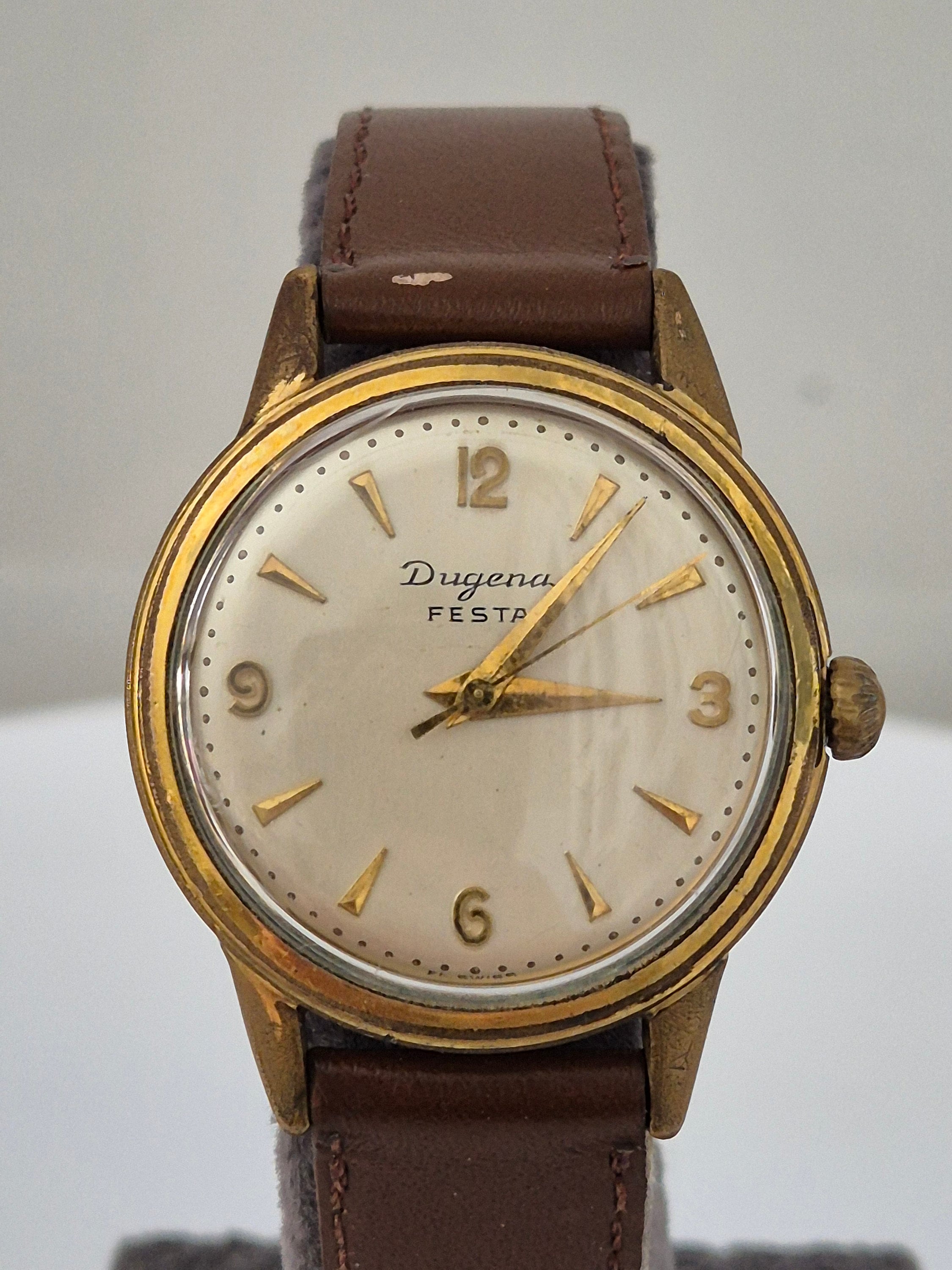 Vintage Dugena Gold Plated Mechanical Watch, German Made, 1960s - Etsy