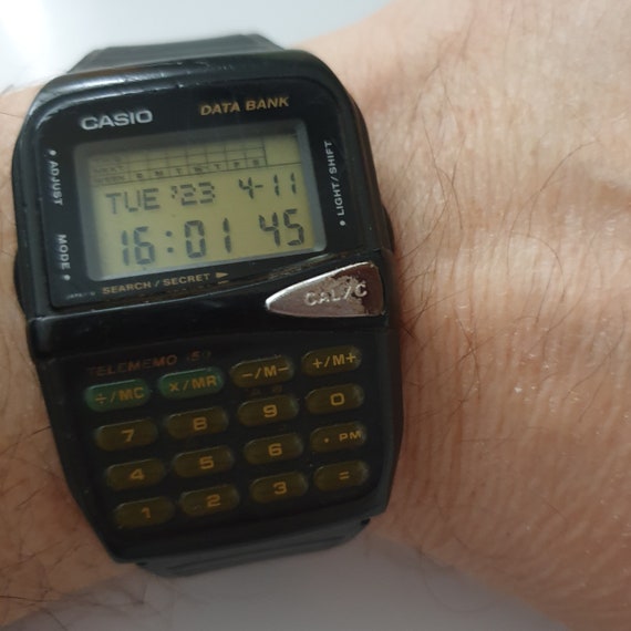Rare Vintage Casio Dbm-150 World Time Calculator Alarm Chrono Lcd Watch  Japan Modul-1079, Collection CASIO Digital Watches - Etsy