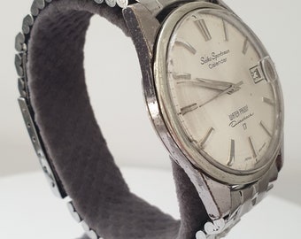 Rare Seiko Sportsman Calendar Diashock Mechanical
