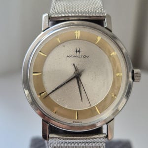 Seltene HA Hämatit Mechanische Sea Guard Edelstahl C 1961, Kollektionsuhr Minimalistische Elegante Kleideruhr, Geschenk für Mütter Geschenk für Väter