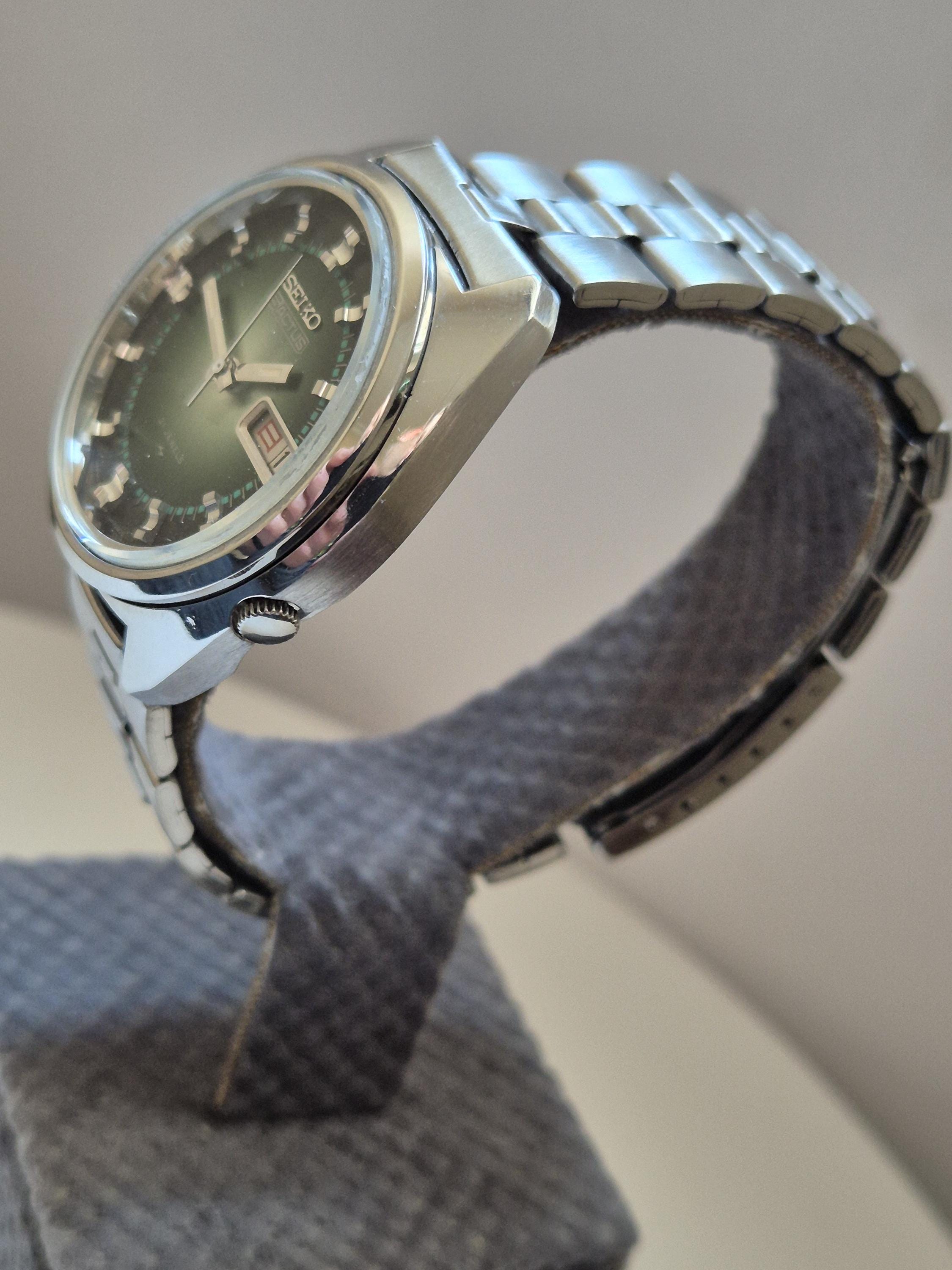 Rare Seiko 5 Actus Automatic Watch 7019-7210, Green Dials 1970s Vintage ,men's Watch, Collection Timepieces,gift for Fathers,original - Etsy Rare Seiko 5 Actus Automatic Watch 7019-7210, Green Dials 1970s Vintage ,men's Watch, Collection Timepieces,gift for Fathers,original - Etsy