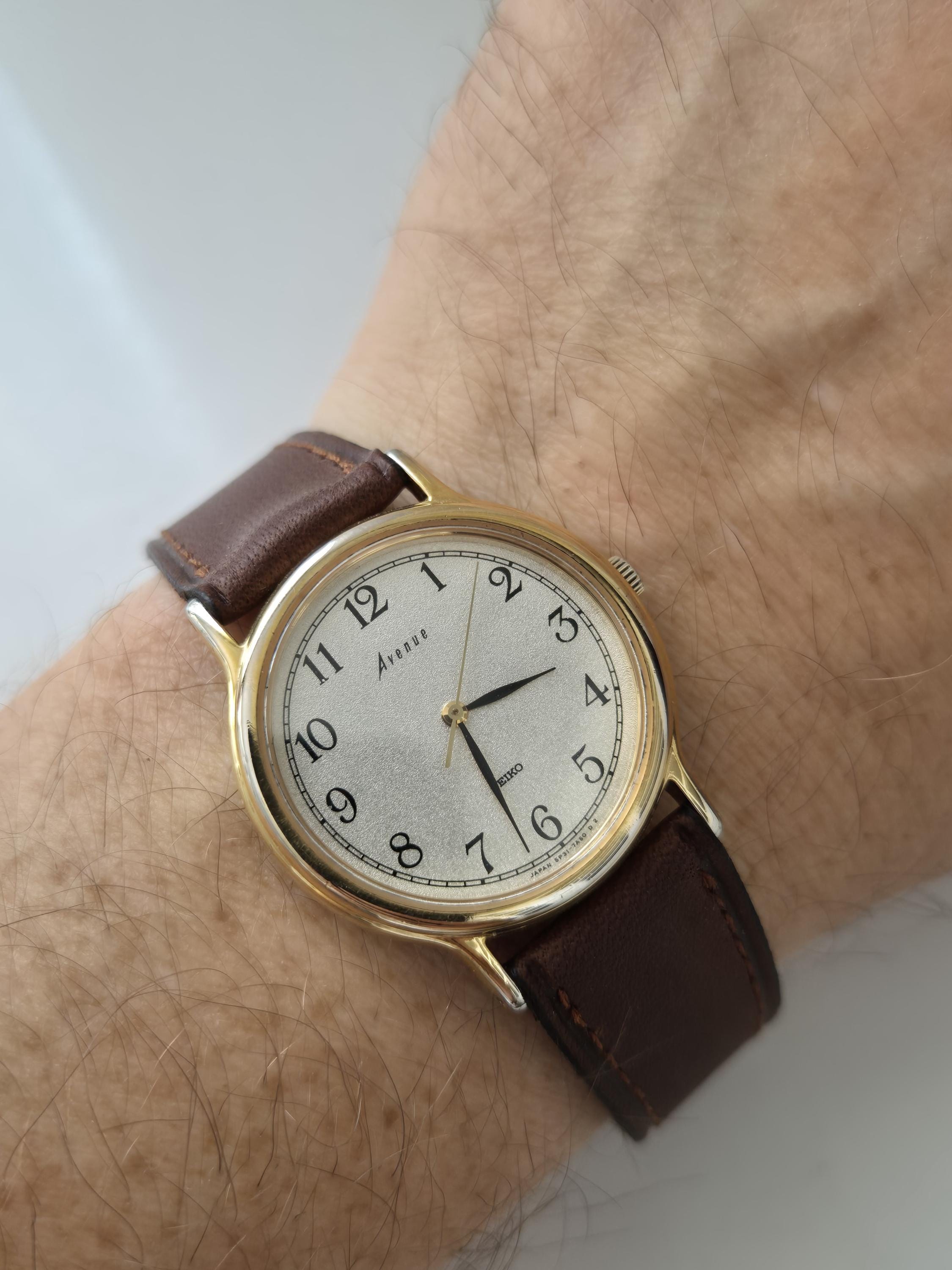 超希少 スイープ運針 SEIKO AVENUE Vintage 80s. 1980s Seiko Avenue 