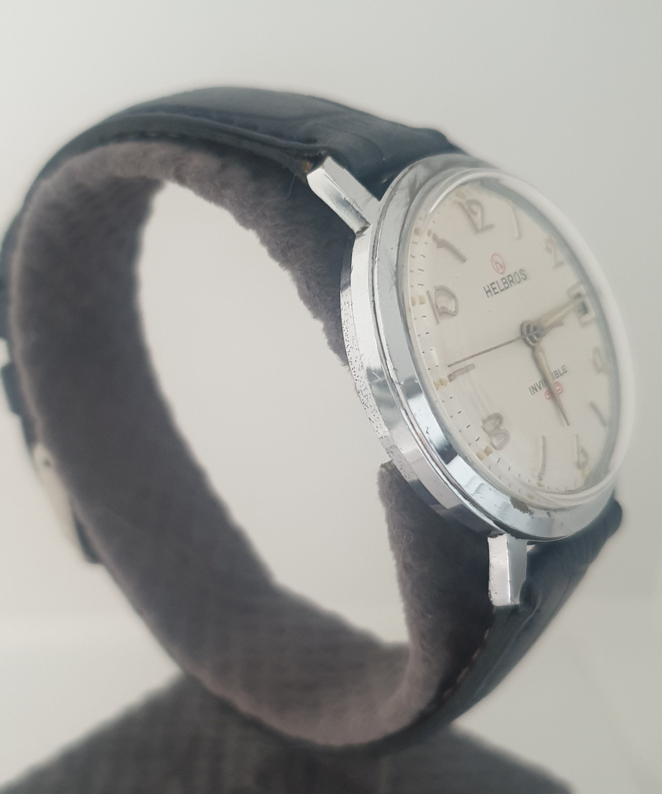 Rare HELBROS Vintage Watch, 1950s Mechanical Hand-winding