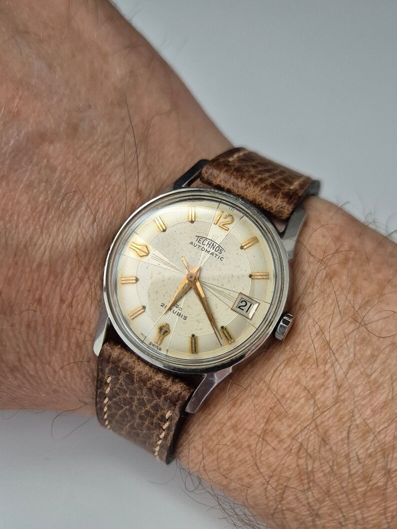 Montre Ancienne Automatique SOGEL - Calibre AS 1701, 34mm - Swiss Made
