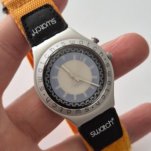 Rare Vintage Swatch Irony ZEBAH YGS9000 - Swiss made Big Loomi 1996 ,Collection Swiss Wristwatches,Gift For Friends,Gift For Mothers/Fathers