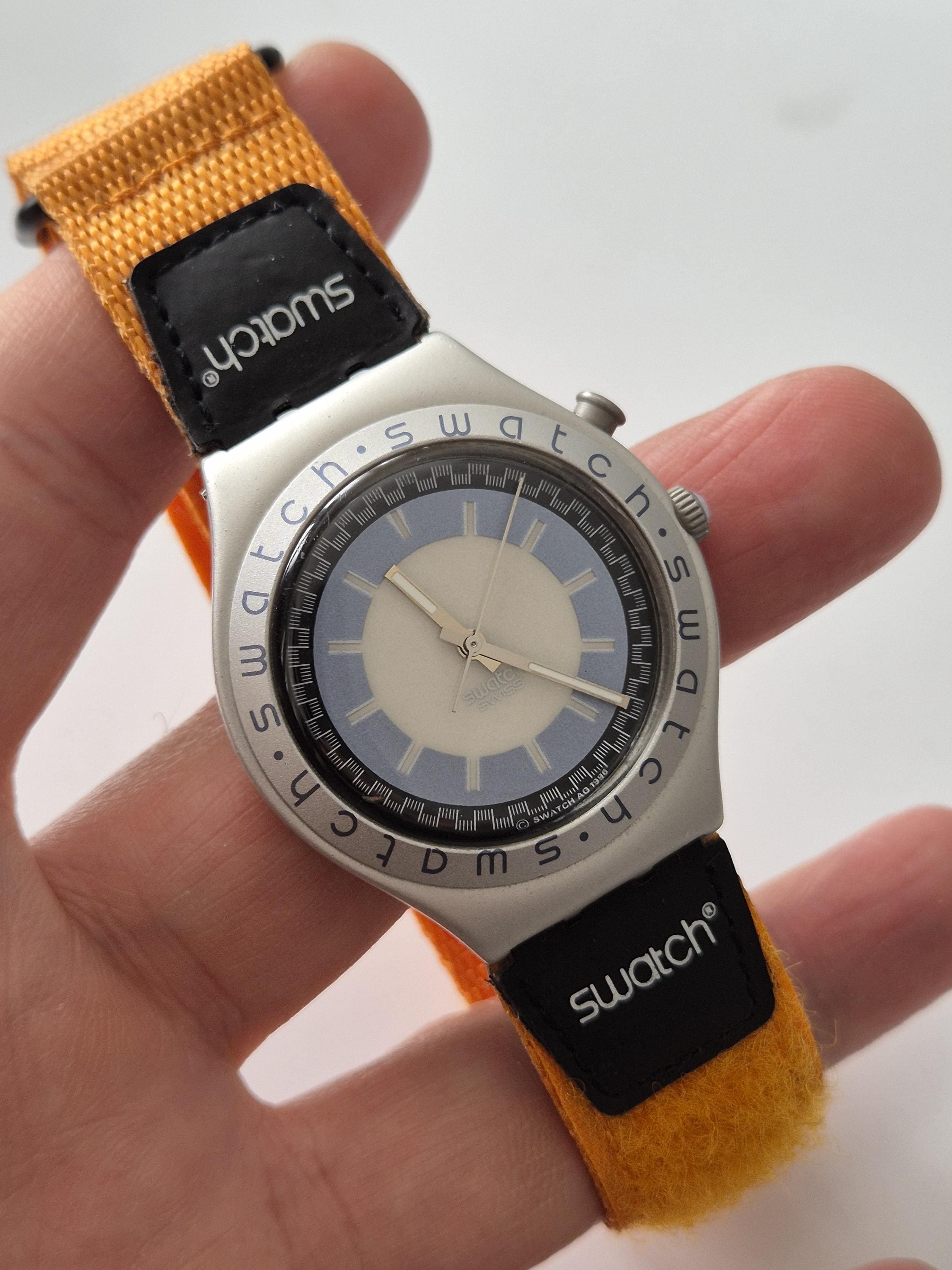 Vintage Swatch Irony ZEBAH YGS9000 – Swiss Made Big Loomi Watch