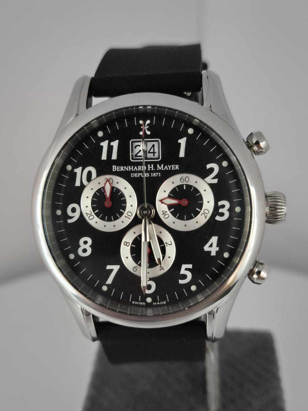 Bernhard Mayer Apollo Galaxy Chronograph,nos Condition,vintage