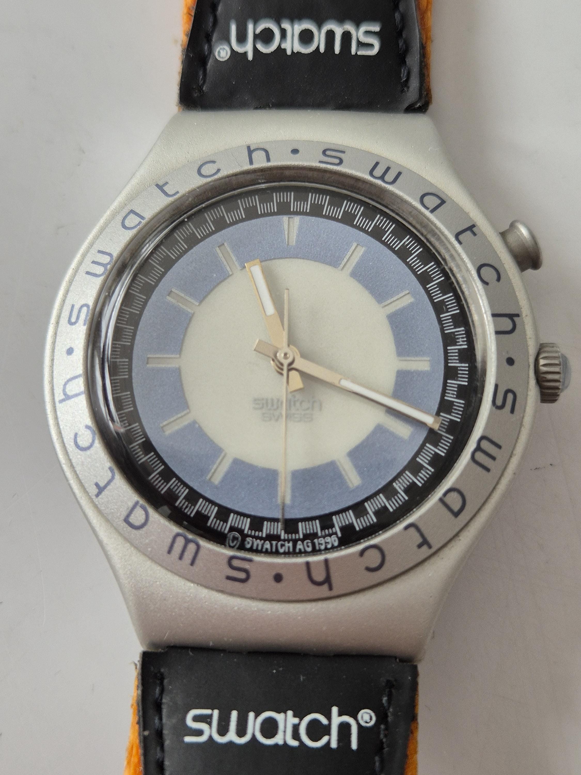 Vintage Swatch Irony ZEBAH YGS9000 – Swiss Made Big Loomi Watch 