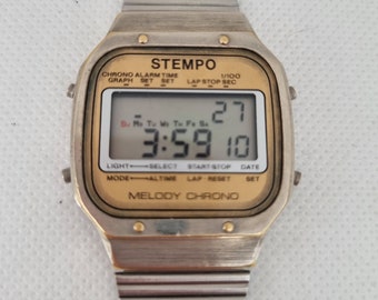 Vintage Stempo München LCD Melody Watch, 1980s Collection