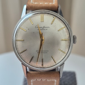 Excelent Citizen Watch JUNIOR, Handwinding Vintage 1970s , Minimalist Elegant Slim Dress Japan Wristwatch, Gift For Fathers,Slim Dress Watch
