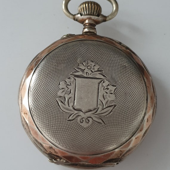 Rare Antique 19th Century Silver Case Gold Plated Sw… - Gem
