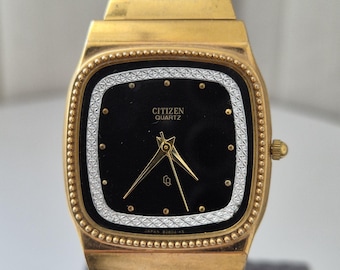 その他 CITIZEN Rare Citizen Quartz Watch 6850-G80345 Multifunction Alarm