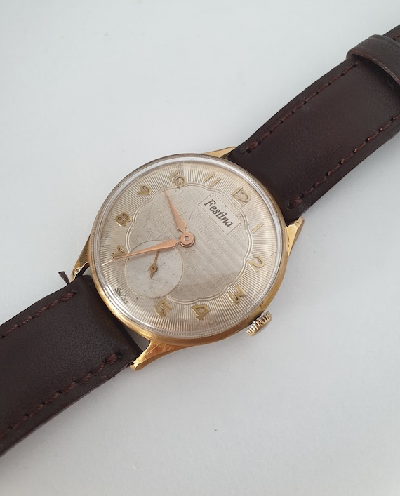 Rare Festina Swiss Made Vintage Mechanical Hand Wind … - Gem