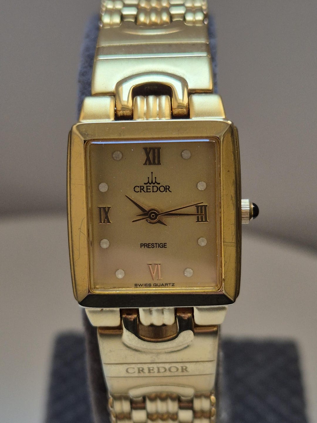 SEIKO Credor Prestige Women Quartz Watch,gold Plated 1990s Vintage