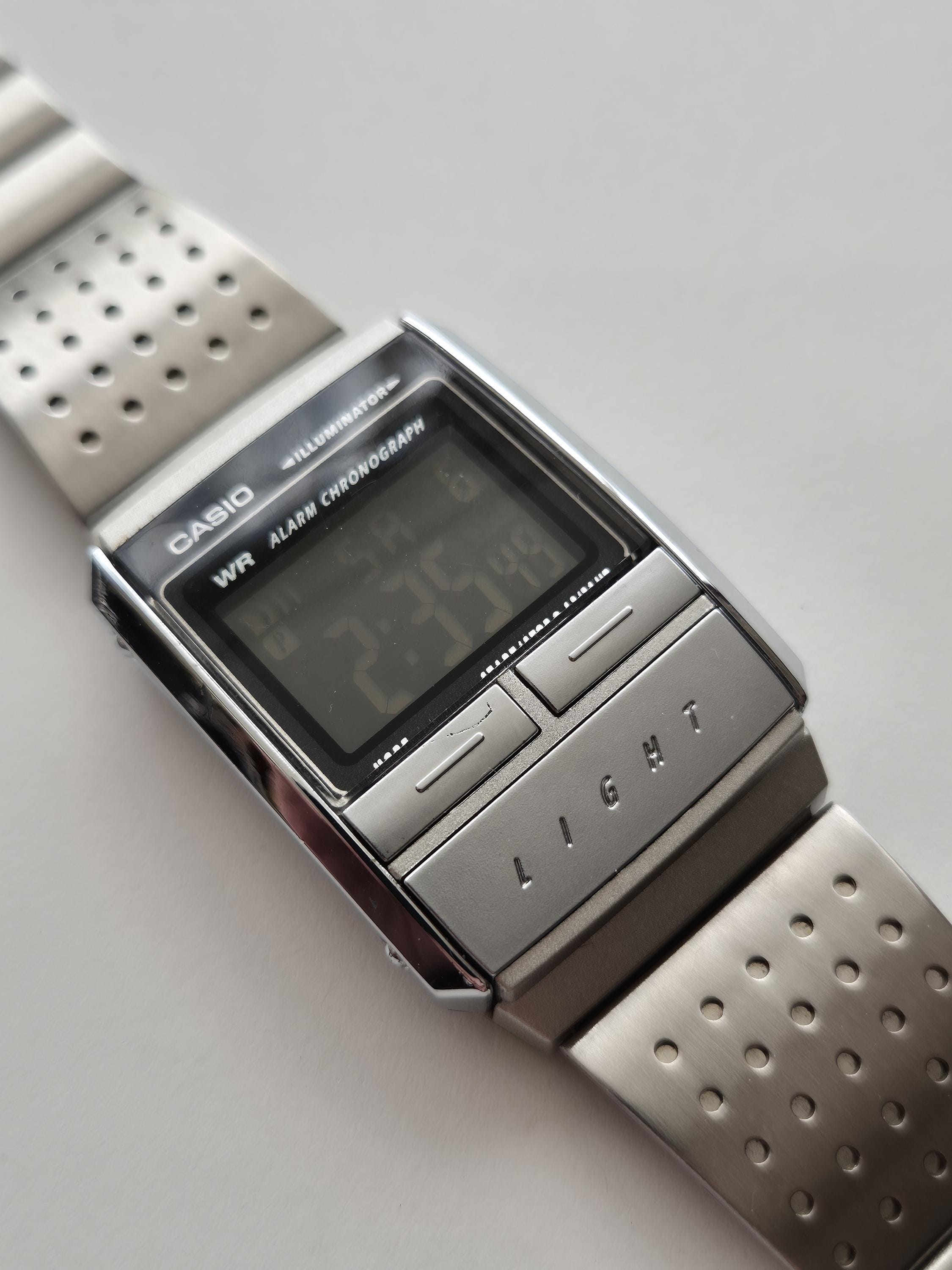 Rare Vintage Casio A 200 Digital LCD Watch, Japan Modul-1604, NOS