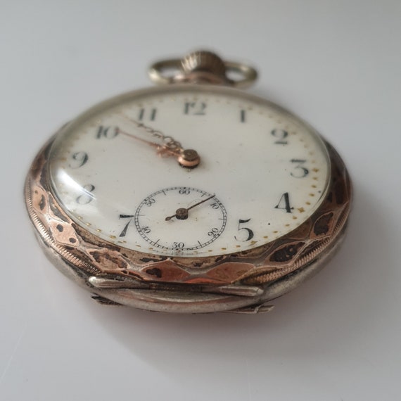 Rare Antique 19th Century Silver Case Gold Plated Sw… - Gem