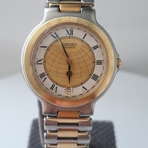 Rare Fanrastic Seiko Age Of Entdeckung Quarz 7N32-0110 Jahrgang 1980, Sammlung Uhren, das beste Geschenk für Sie / Ihn, Geburtstagsgeschenk Uhr