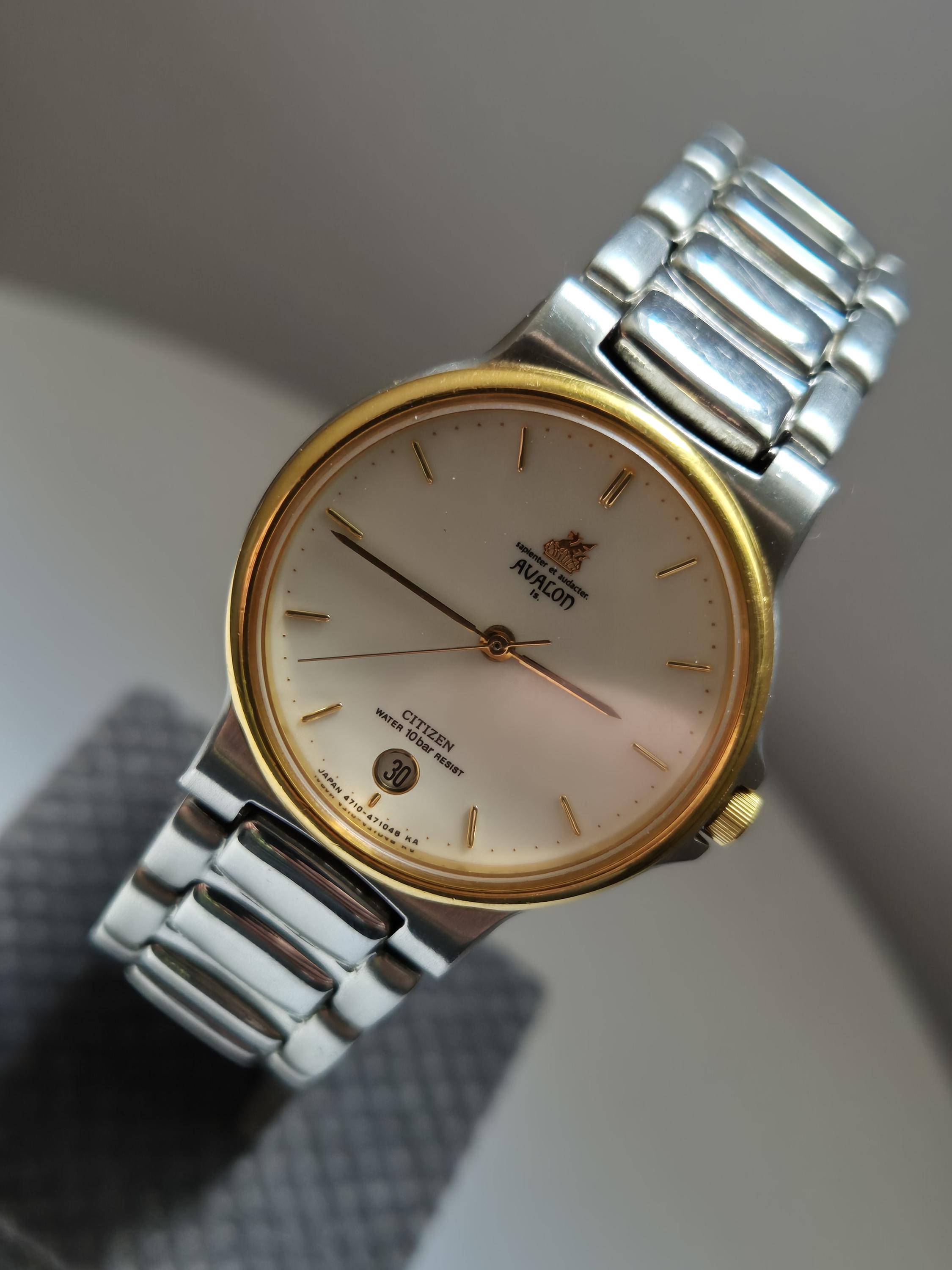 Rare Citizen Avalon Quartz Vintage Watch , Minimalist