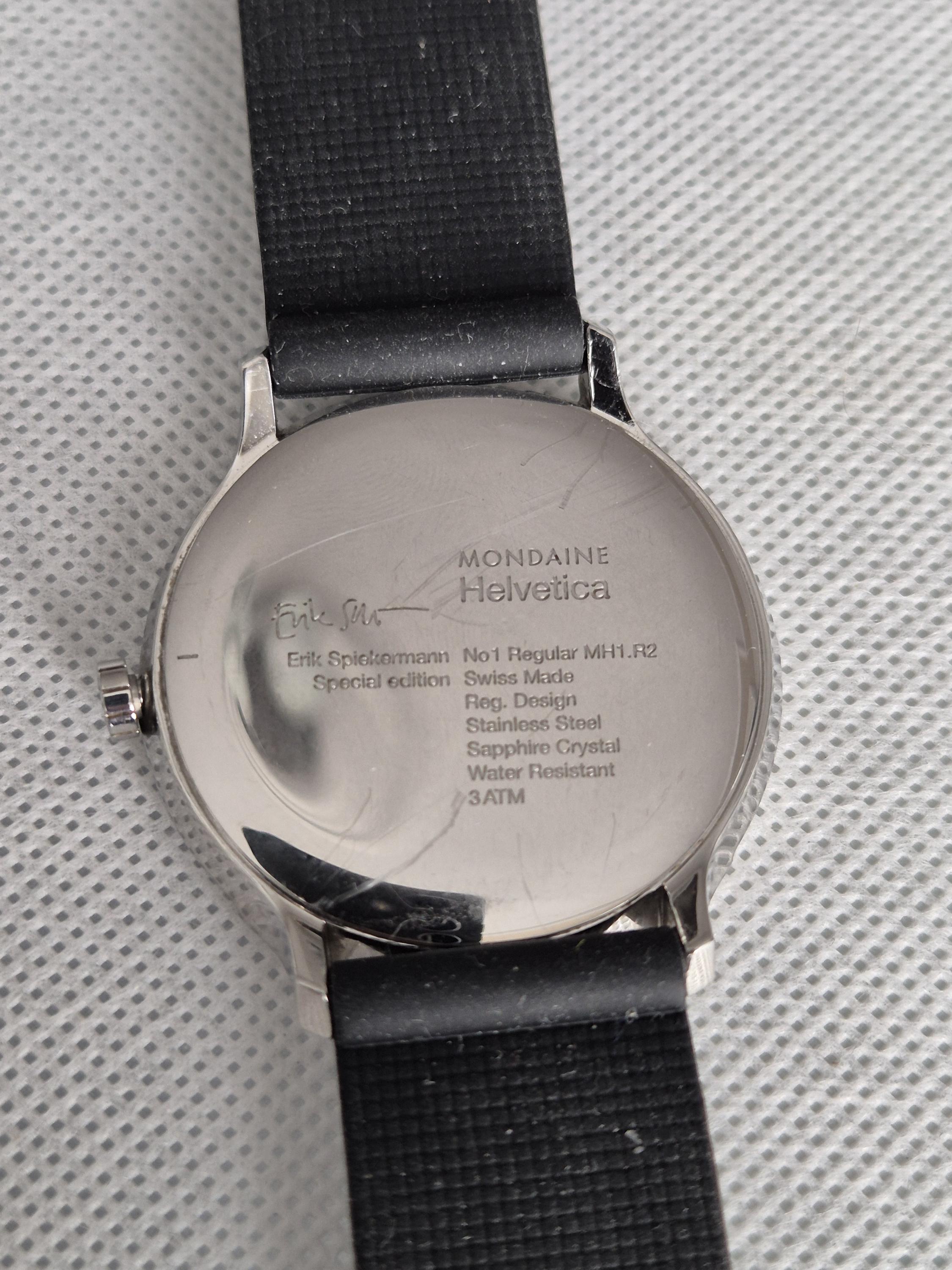 Mondaine Helvetica Quartz Watch, Swiss Made, 40mm, New Band - Etsy