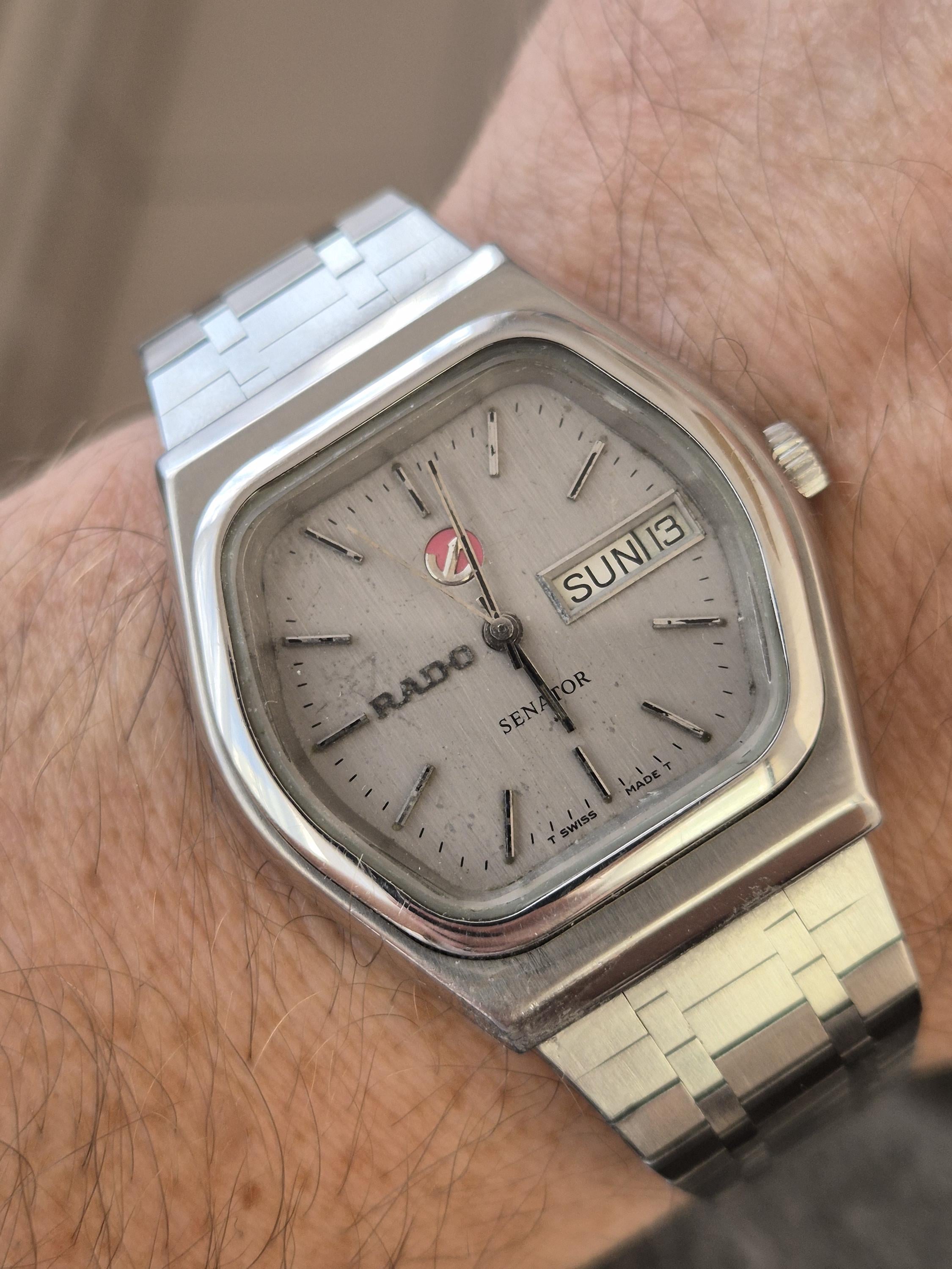 Rado Automatic Watch Senator Exclusive Stainless Steel Swiss Rado Automatic Watch Senator Exclusive Stainless Steel Swiss