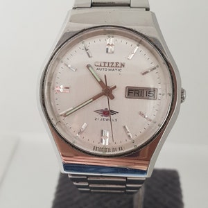 Great CITIZEN Automatic  Eagle 7 Vintage Watch , Minimalist Elegant Dress Japan Wristwatch,Gift For Him