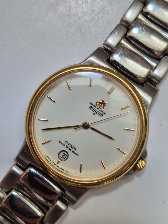 AVALON CITIZEN 腕時計 シルバー This is my Citizen Avalon Perpetual Calendar 6700 a extremely rare