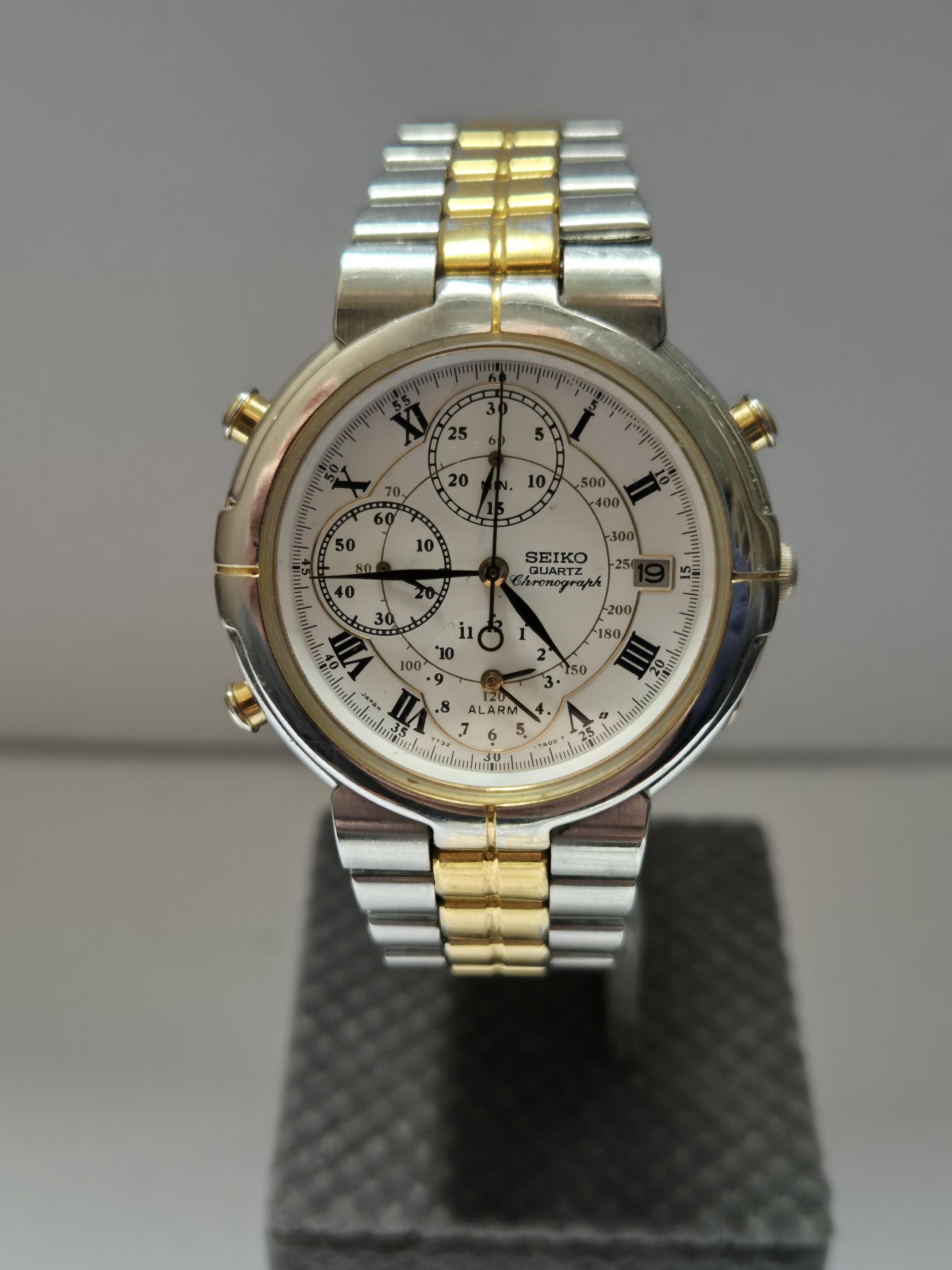 SEIKO ビジネスタイミング 5T32-7A00 アラーム付き【稼働良品】 SEIKO ビジネスタイミング 5T32-7A00 アラーム付き【稼働良品】 【公式